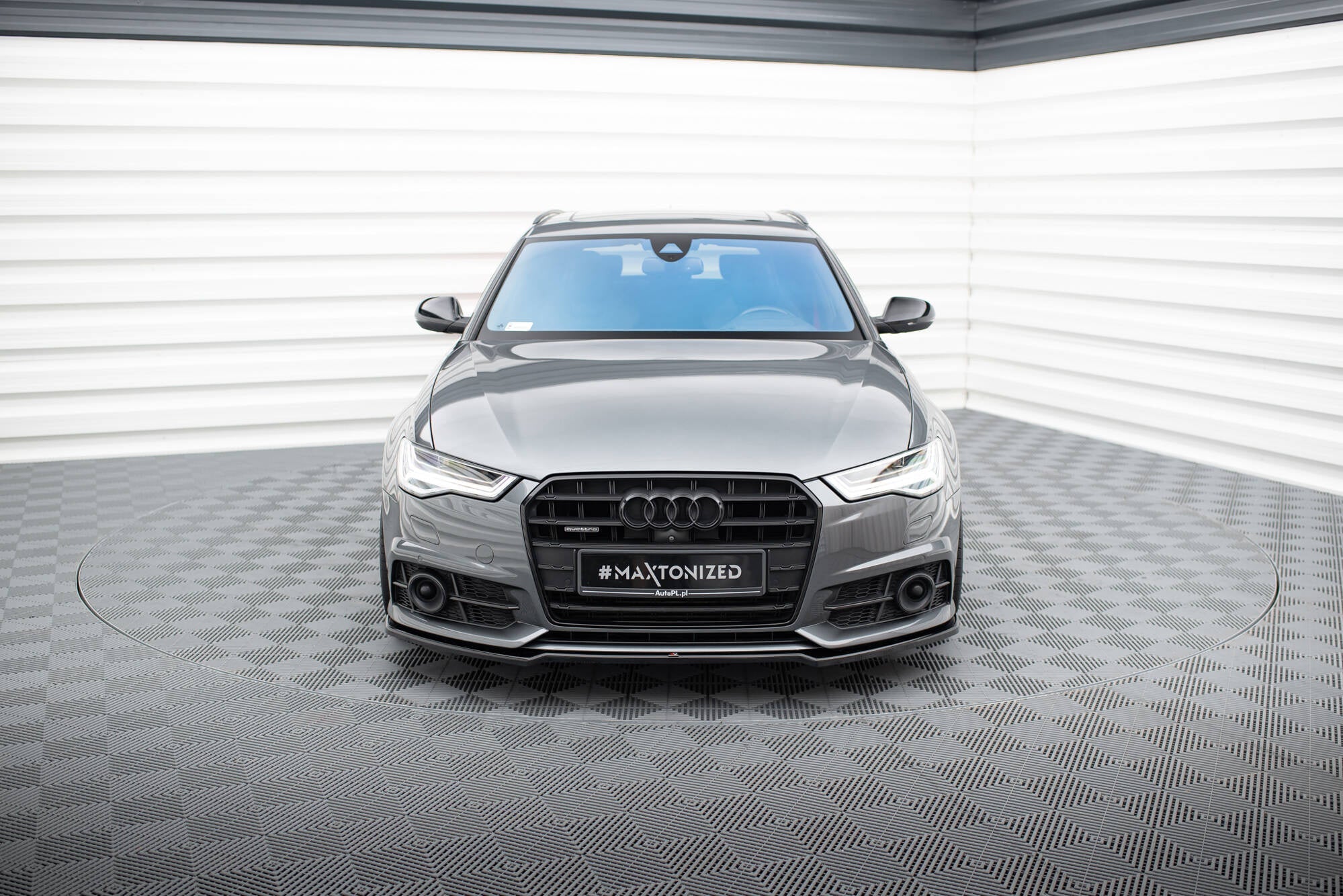 Maxton Design Splitter delantero V.2 para Audi A6 / A6 C7 S-line/ S6 C7 Facelift - imagen 1