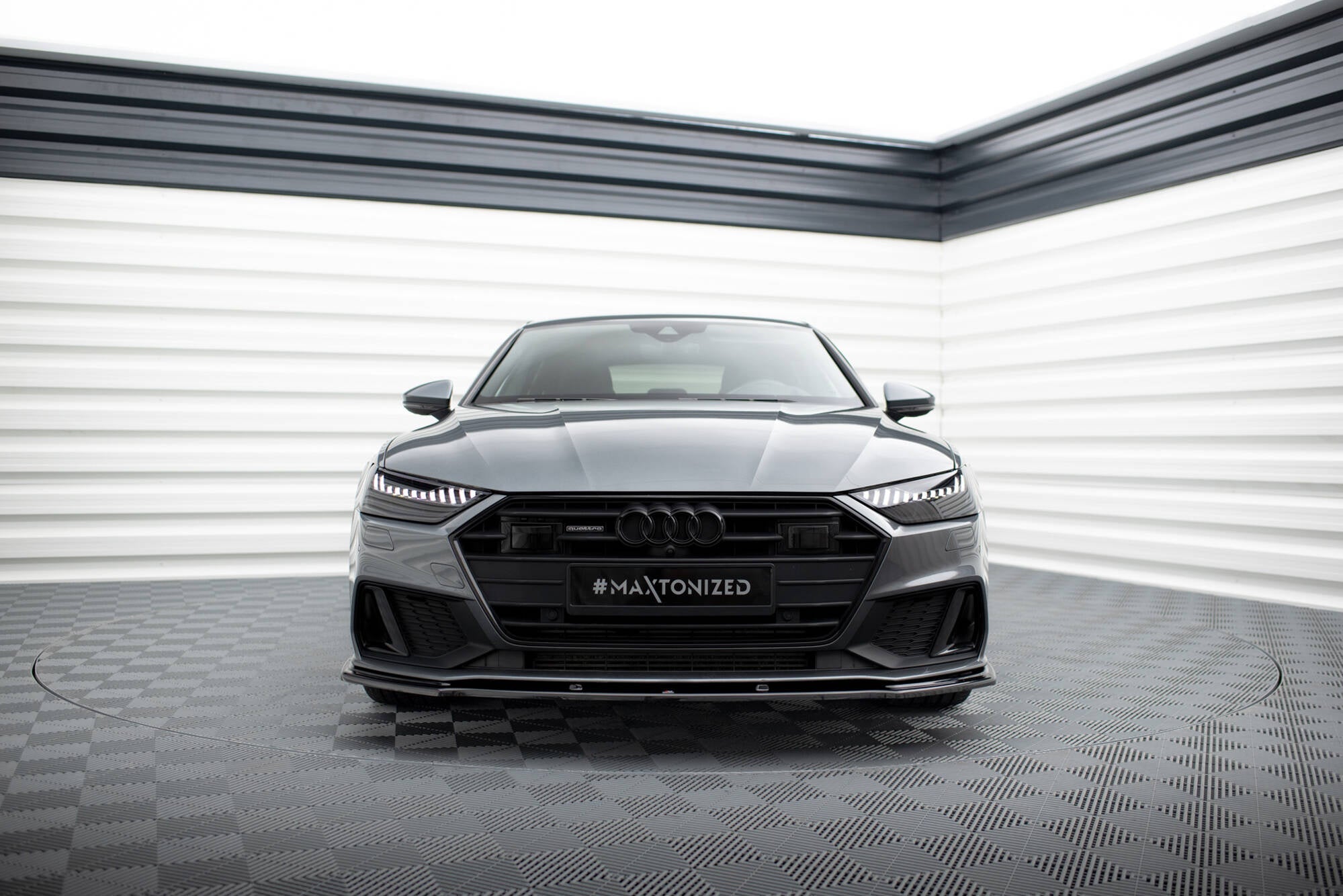 Maxton Design Splitter delantero V.2 para Audi A7 S-Line C8 / S7 C8 / C8 Facelift / S7 Facelift - imagen 2