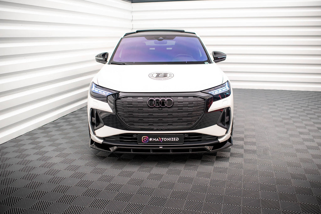 Maxton Design Splitter delantero V.2 para Audi Q4 e-tron Sportback S-line Mk1 - imagen 2