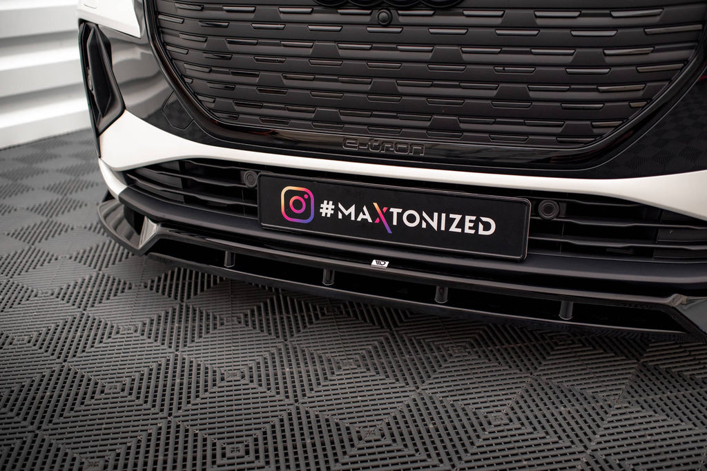 Maxton Design Splitter delantero V.2 para Audi Q4 e-tron Sportback S-line Mk1 - imagen 3