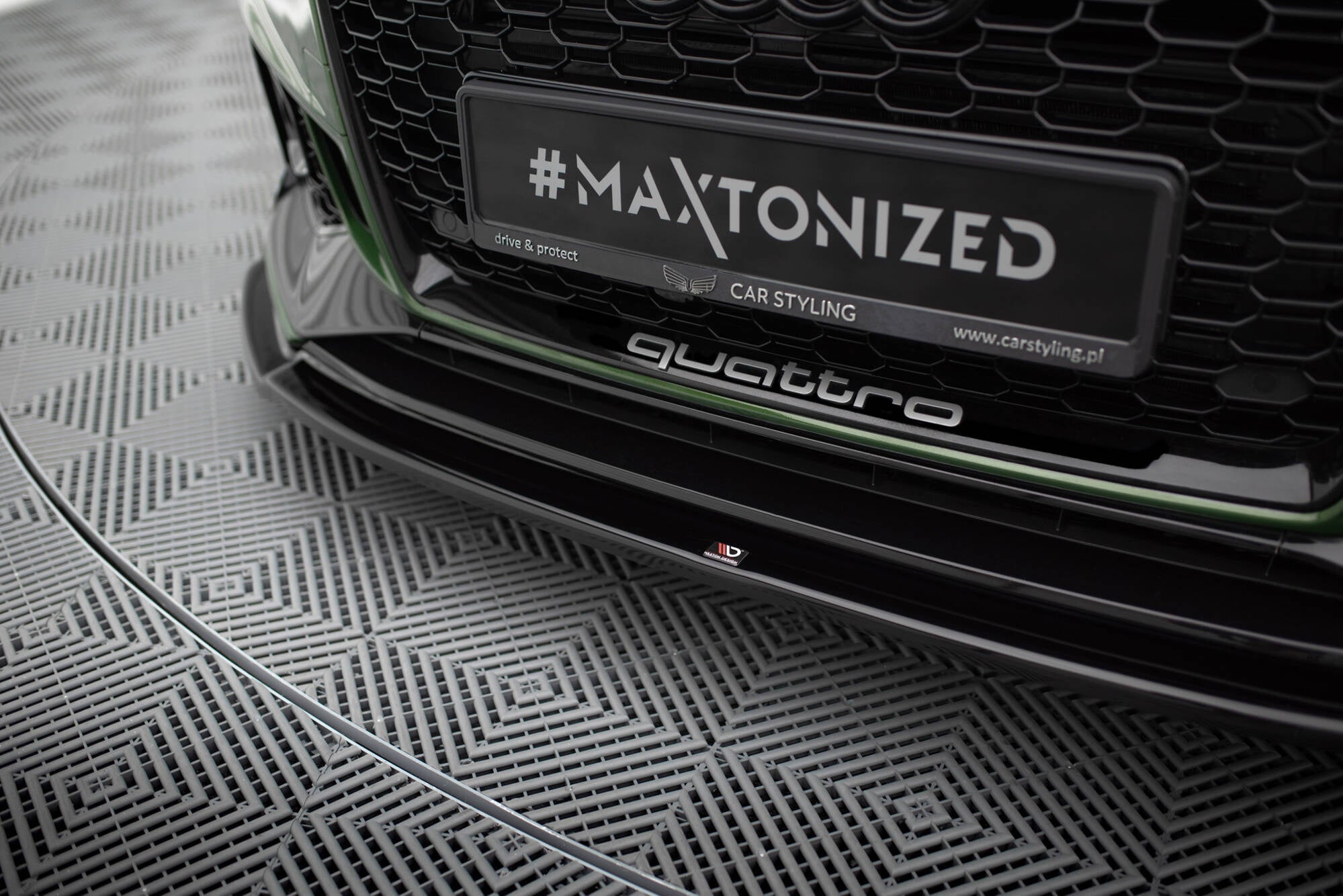Maxton Design Splitter delantero V.2 para Audi RS4 B9 - imagen 3