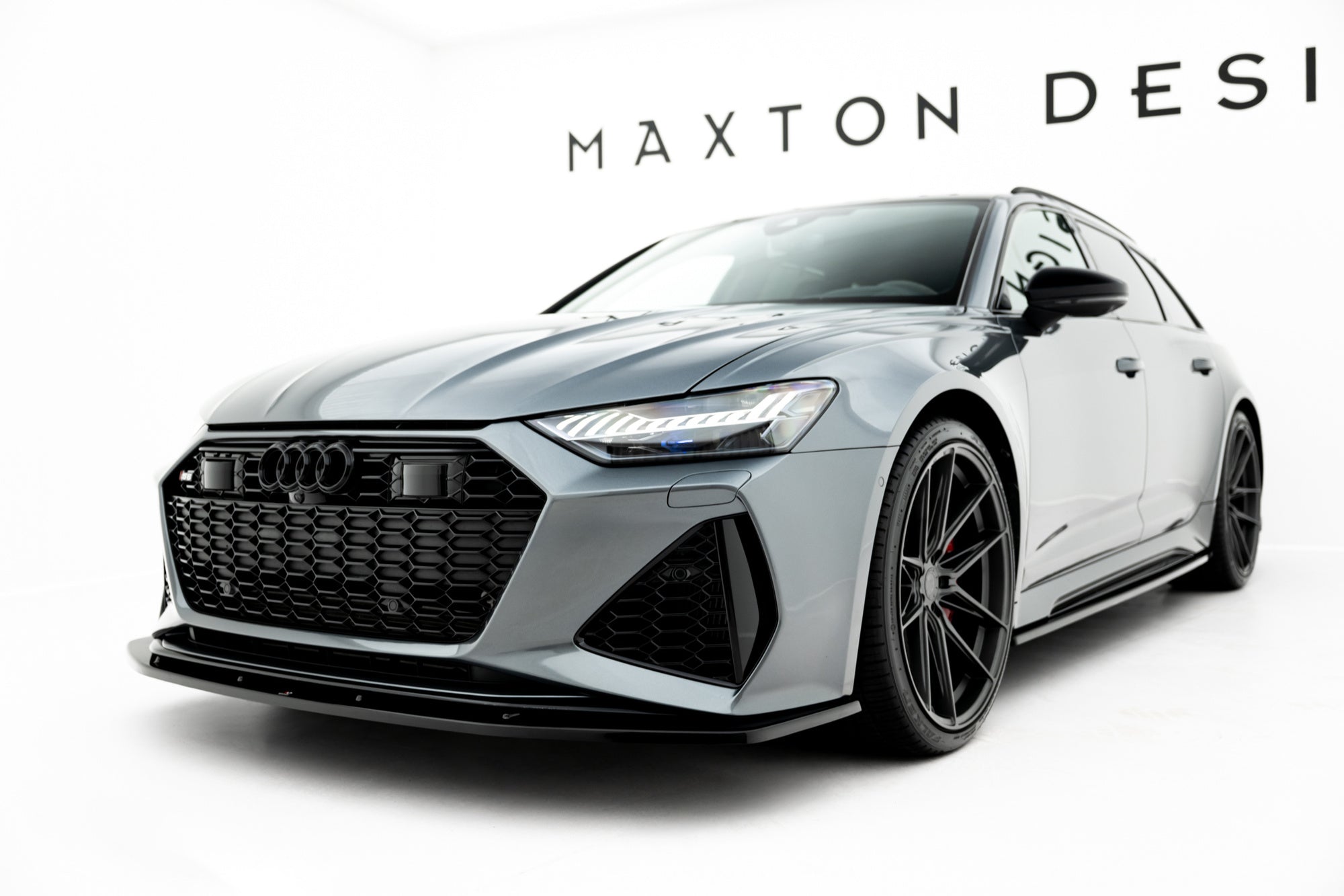 Maxton Design Splitter delantero V.2 para Audi RS6 C8 / C8 Facelift - imagen 1