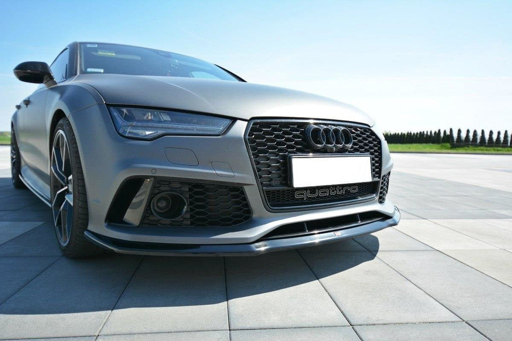 Maxton Design Front Diffusor V.2 para Audi RS7 C7 - imagen 1
