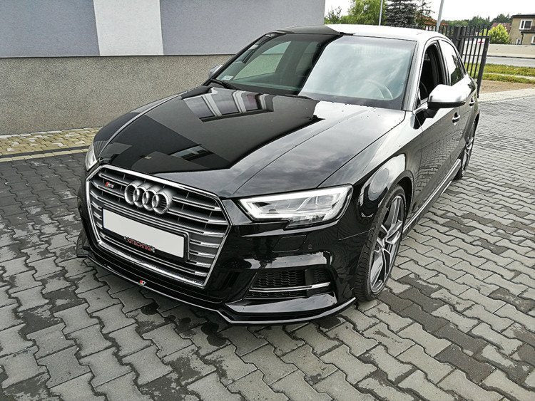 Maxton Design Splitter delantero V.2 para Audi S3 / A3 S-Line 8V Facelift Sedan - imagen 1