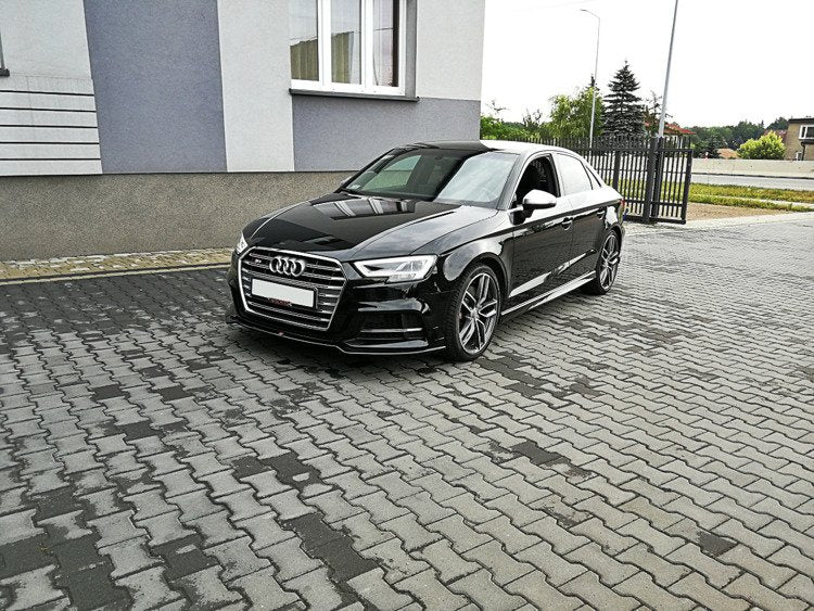 Maxton Design Splitter delantero V.2 para Audi S3 / A3 S-Line 8V Facelift Sedan - imagen 2