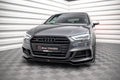 Maxton Design Splitter delantero V.2 para Audi S3 / A3 S-Line Sportback 8V Facelift - imagen 1