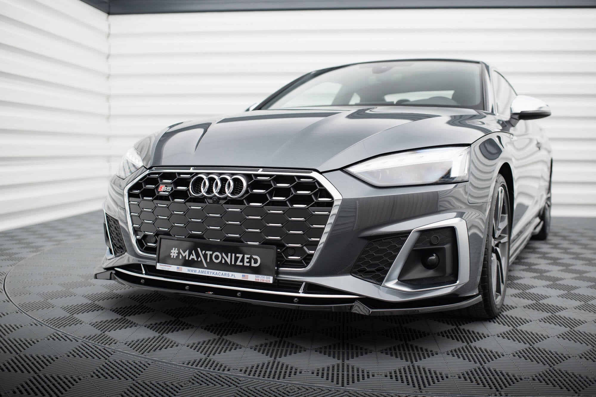 Maxton Design Splitter delantero V.2 para Audi S5 / A5 S-Line F5 Facelift - imagen 1