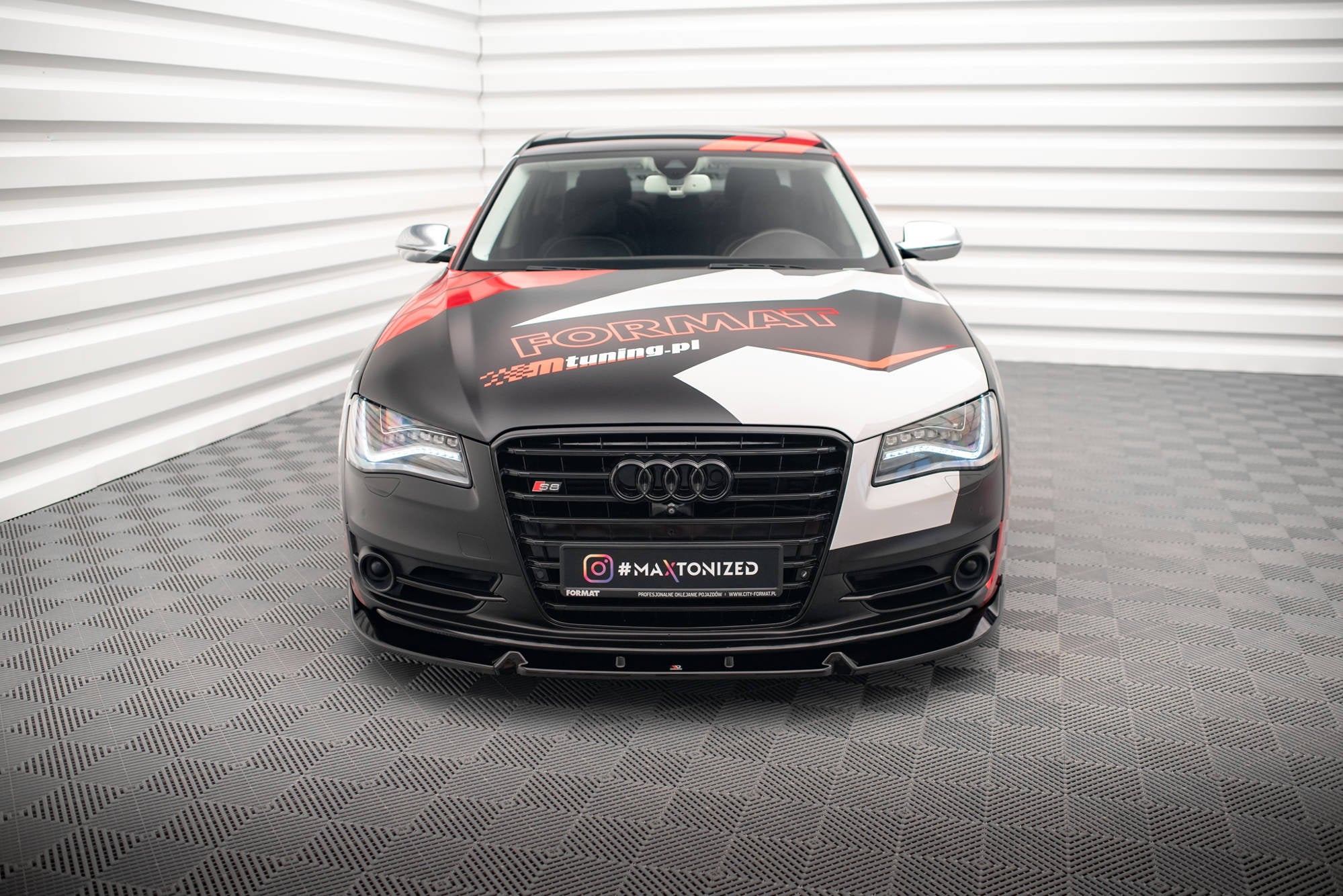 Maxton Design Splitter delantero V.2 para Audi S8 D4 - imagen 2