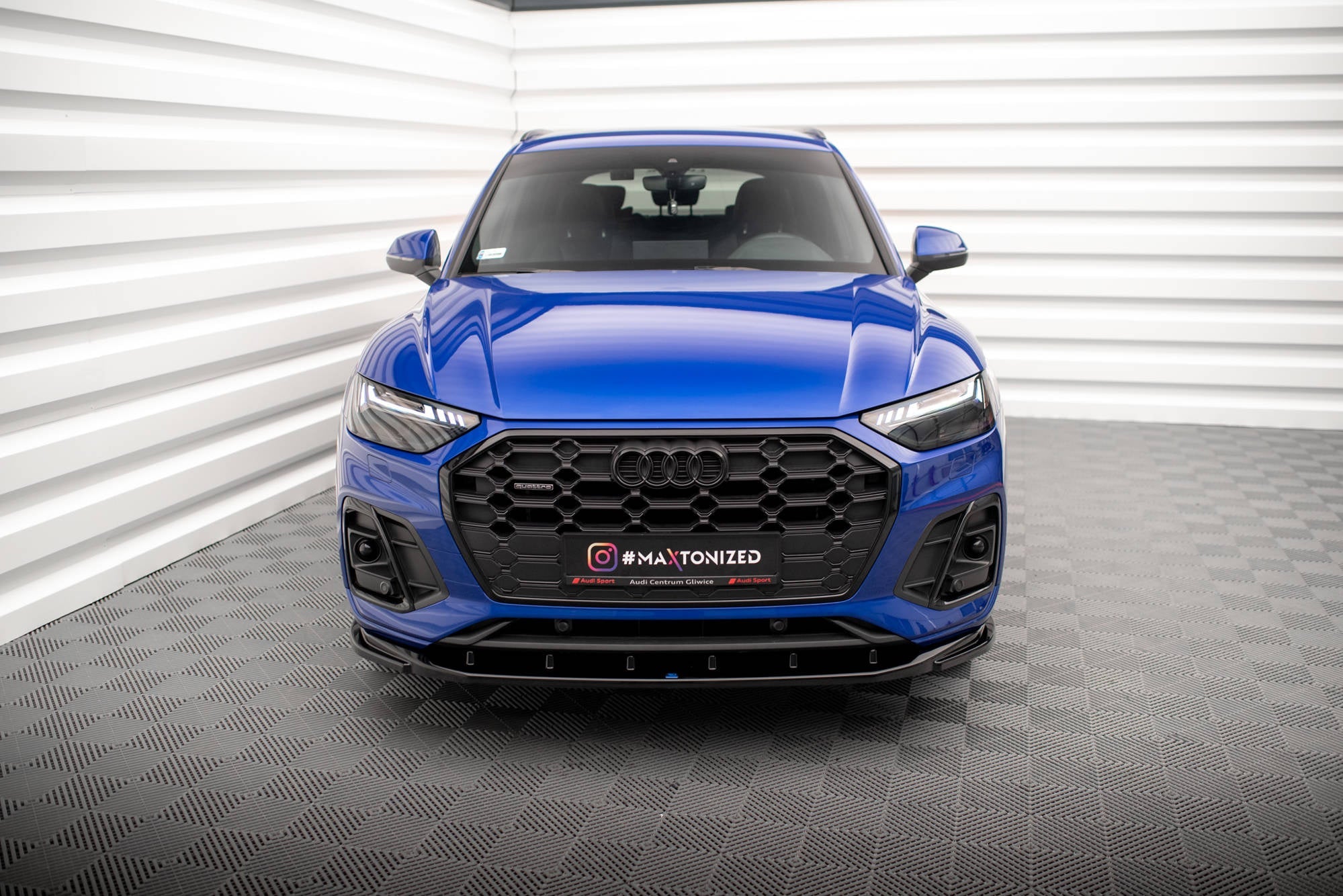 Maxton Design Splitter delantero V.2 para Audi SQ5 / Q5 S-Line SUV / Sportback Mk2 Facelift - imagen 2