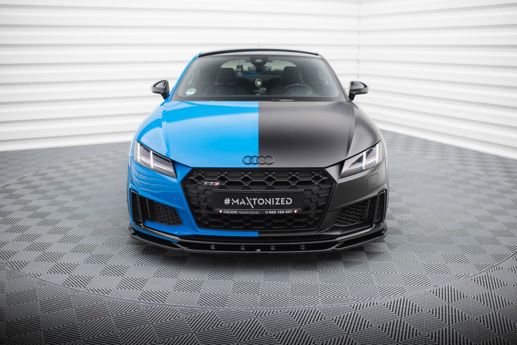 Maxton Design Splitter delantero V.2 para Audi TT S / TT S-Line 8S Facelift - imagen 2