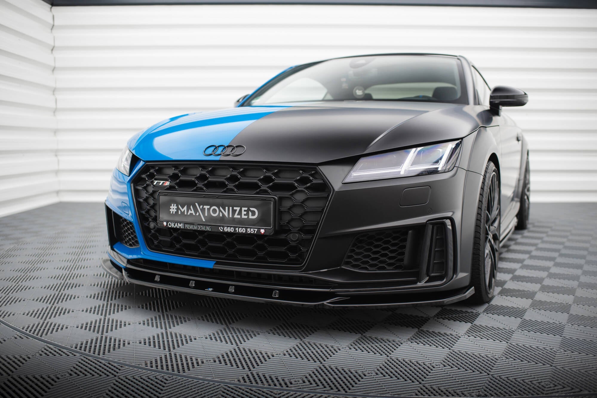 Maxton Design Splitter delantero V.2 para Audi TT S / TT S-Line 8S Facelift - imagen 1