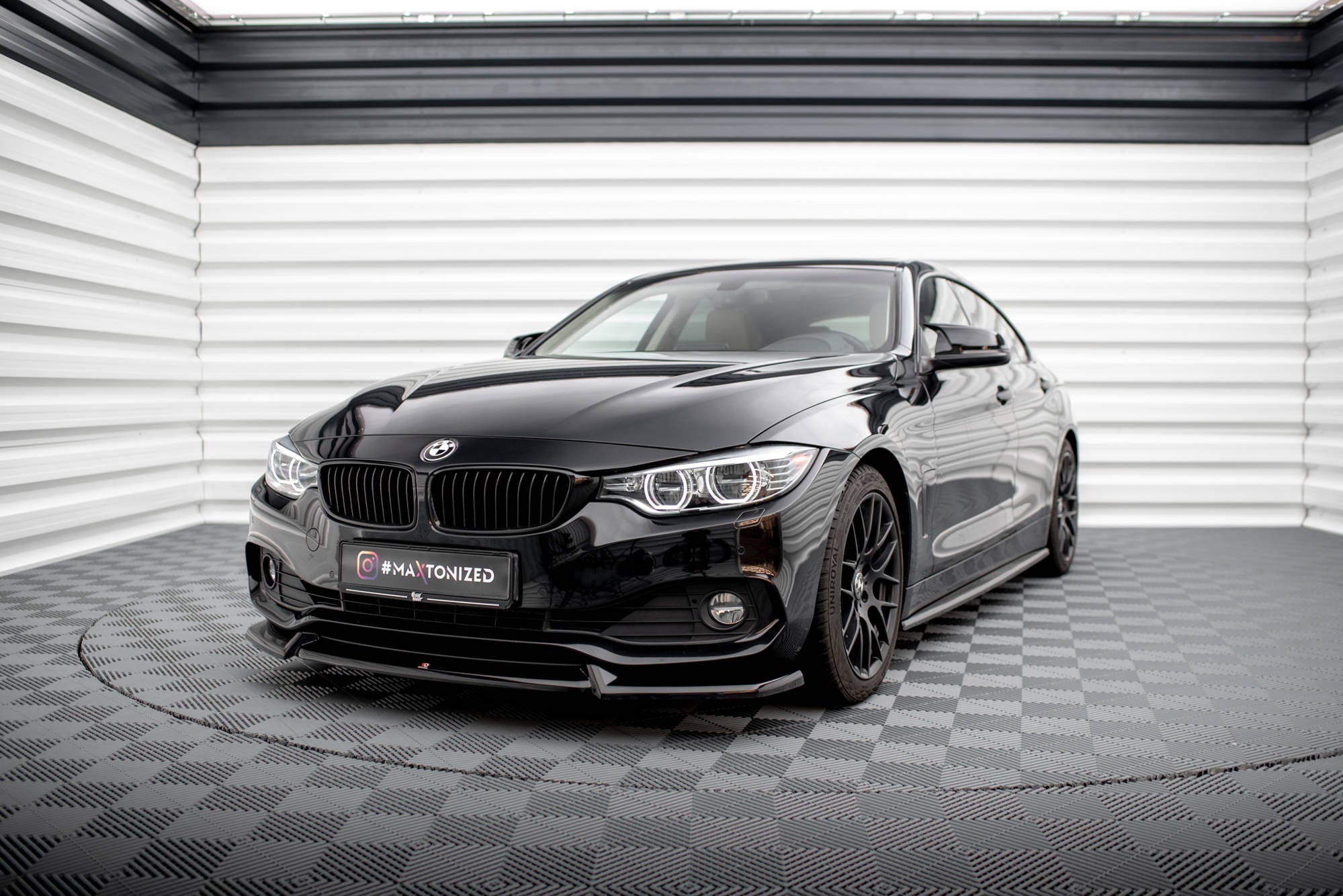 Maxton Design Splitter delantero V.2 para BMW 4 Coupe / Gran Coupe / Cabrio F32 / F36 / F33 - imagen 1