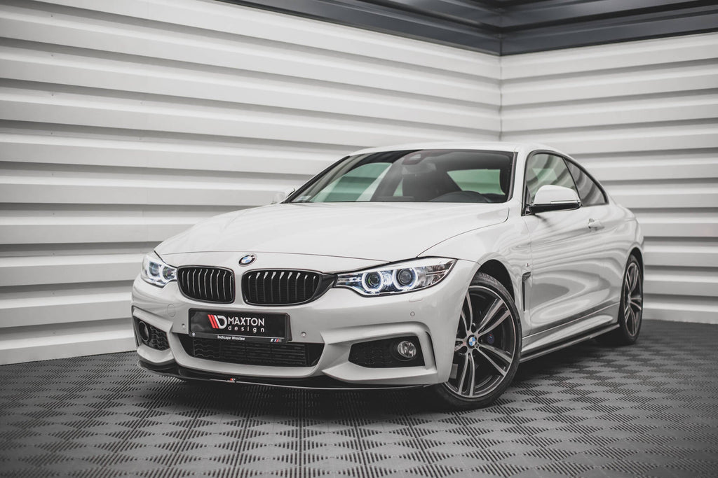 Maxton Design Splitter delantero V.2 para BMW 4 Coupe / Gran Coupe / Cabrio M-Pack F32 / F36 / F33 - imagen 1