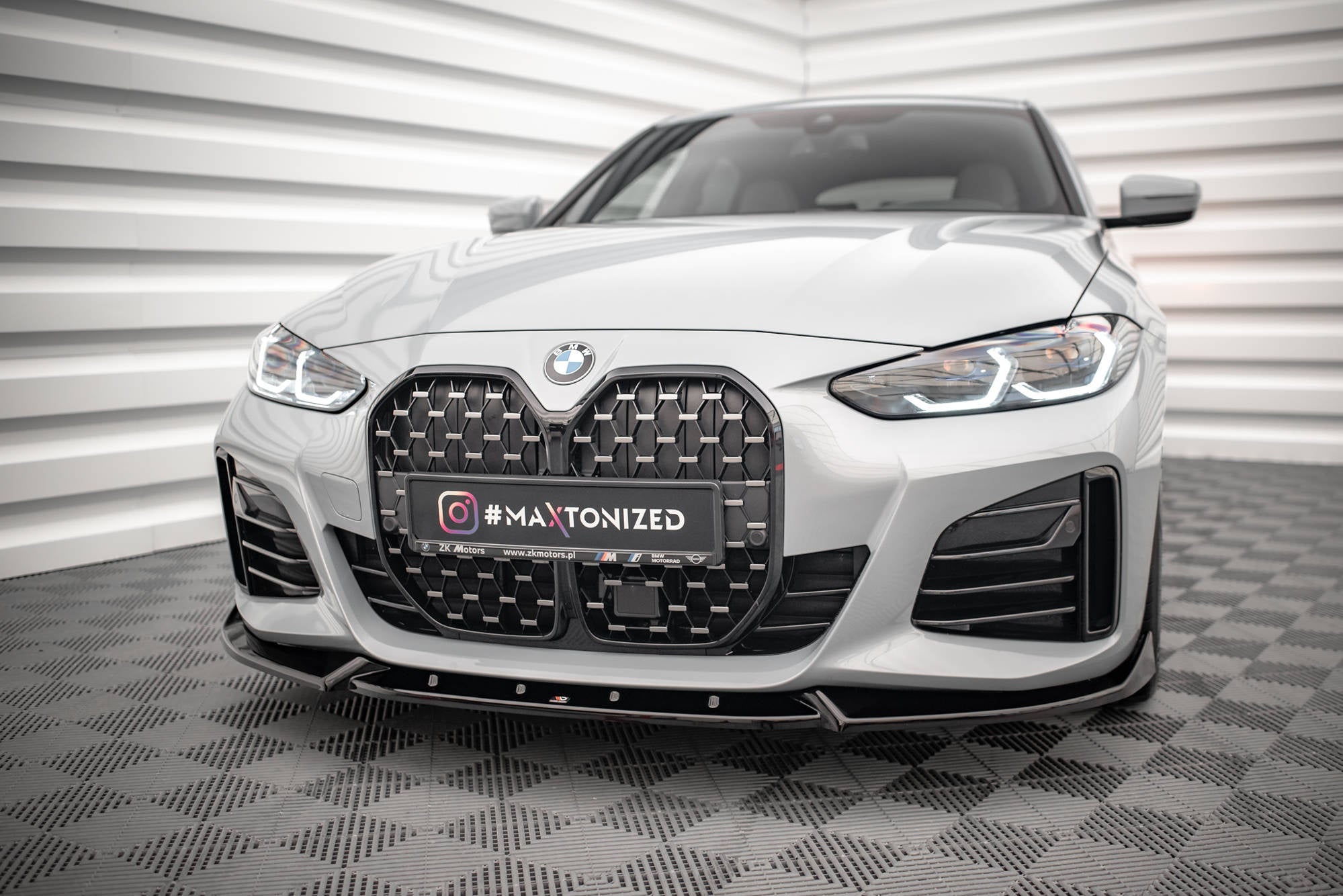 Maxton Design Splitter delantero V.2 para BMW 4 / i4 Gran Coupe M-Pack / M440i G26 - imagen 1
