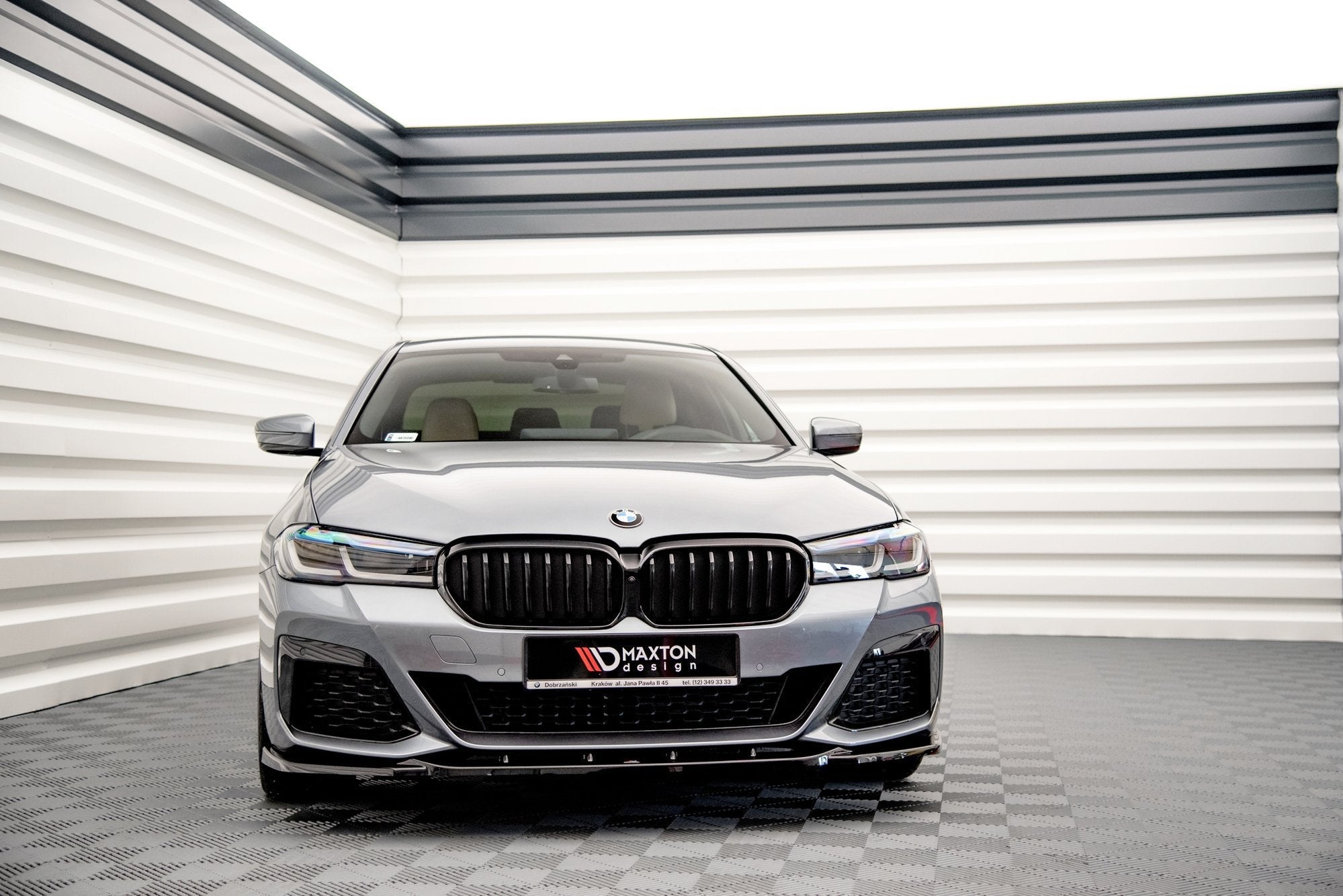 Maxton Design Splitter delantero V.2 para BMW 5 M-Pack / M550i / M550d Sedan / Touring G30 / G31 Facelift - imagen 1