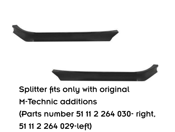 Maxton Design Splitter delantero V.2 para BMW M3 / 3 M-Pack E36 Coupe - imagen 6
