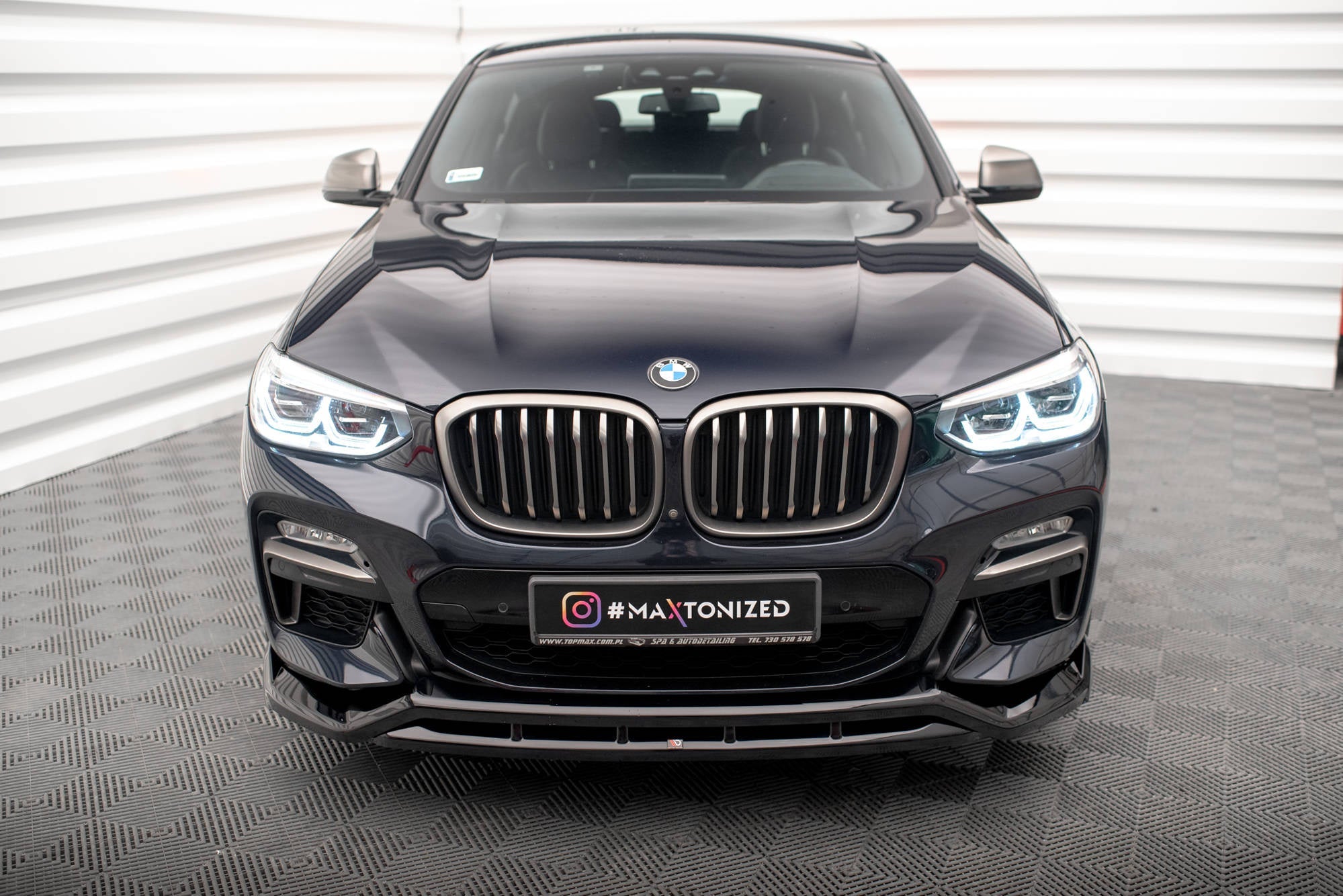 Maxton Design Splitter delantero V.2 para BMW X4 M-Pack G02 - imagen 2