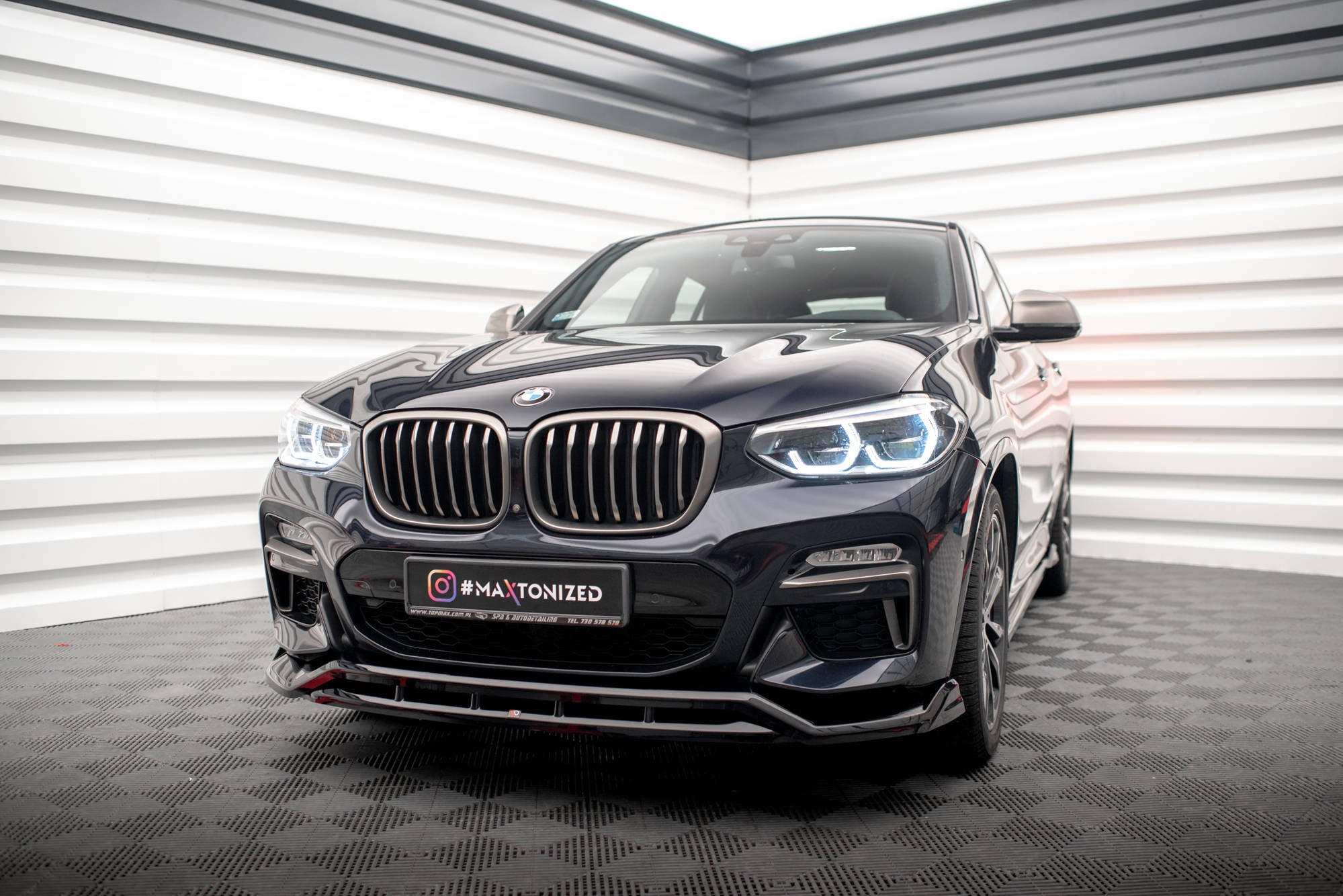 Maxton Design Splitter delantero V.2 para BMW X4 M-Pack G02 - imagen 1