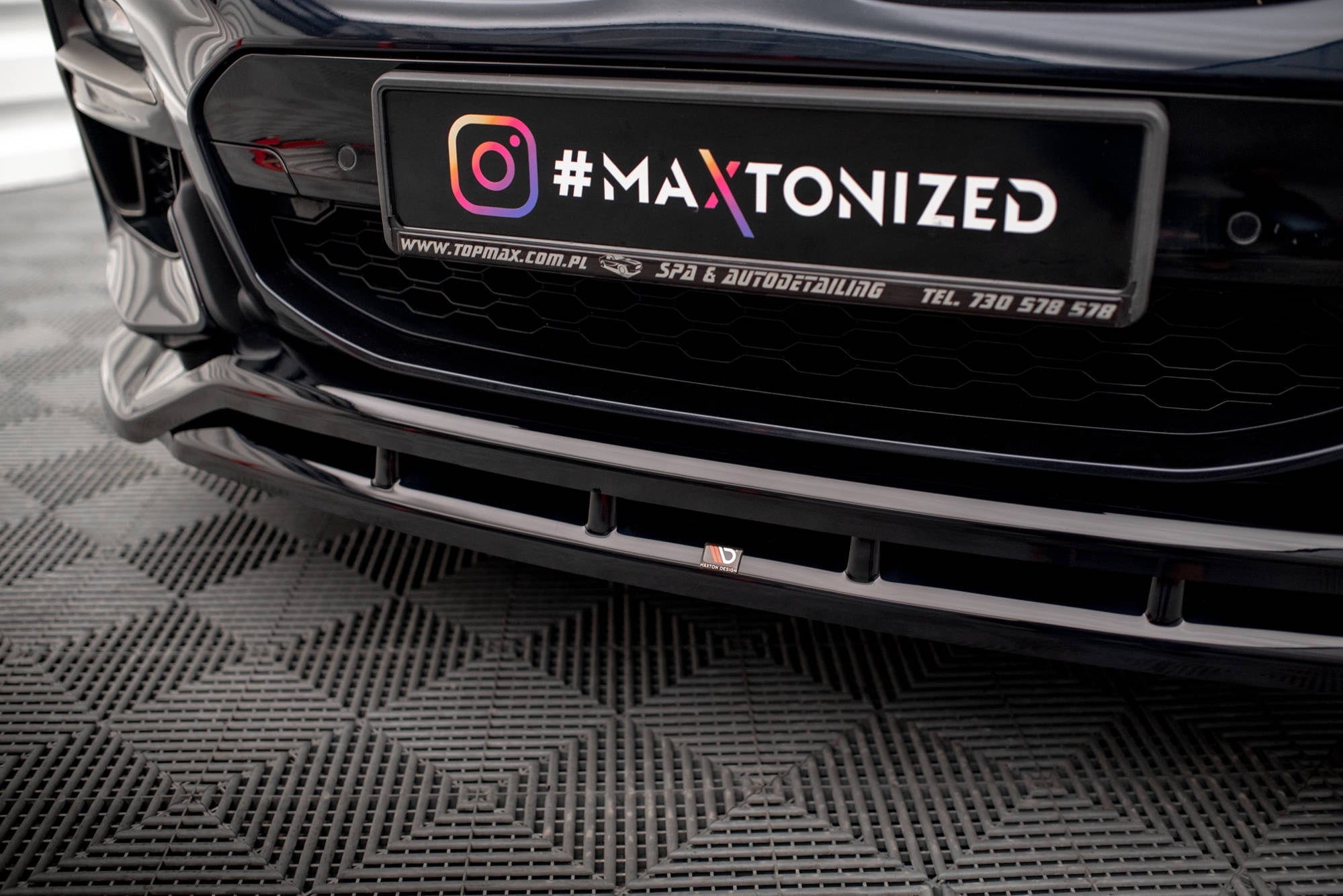 Maxton Design Splitter delantero V.2 para BMW X4 M-Pack G02 - imagen 3