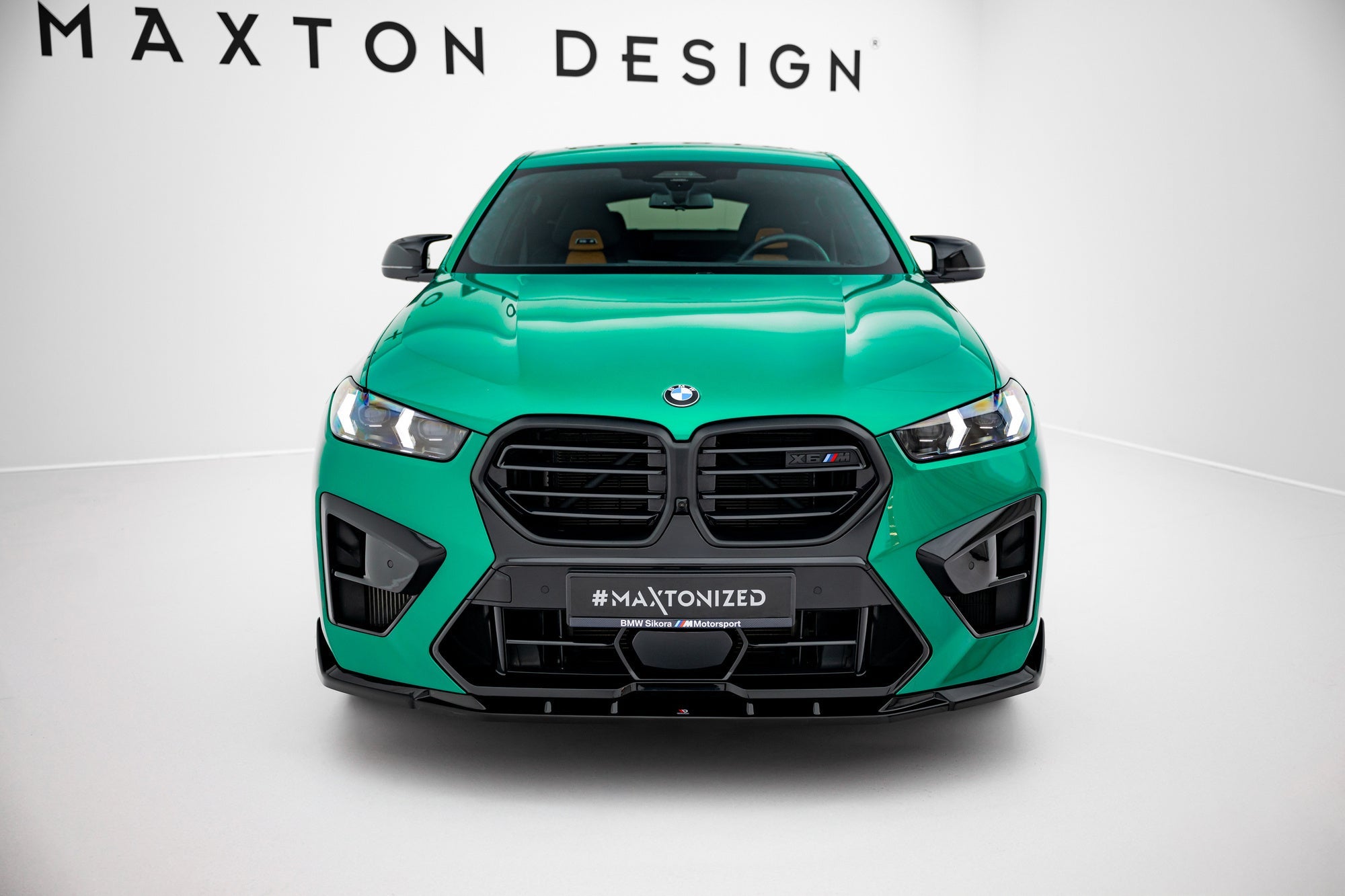 Maxton Design Splitter delantero V.2 para BMW X6 M F96 Facelift - imagen 2
