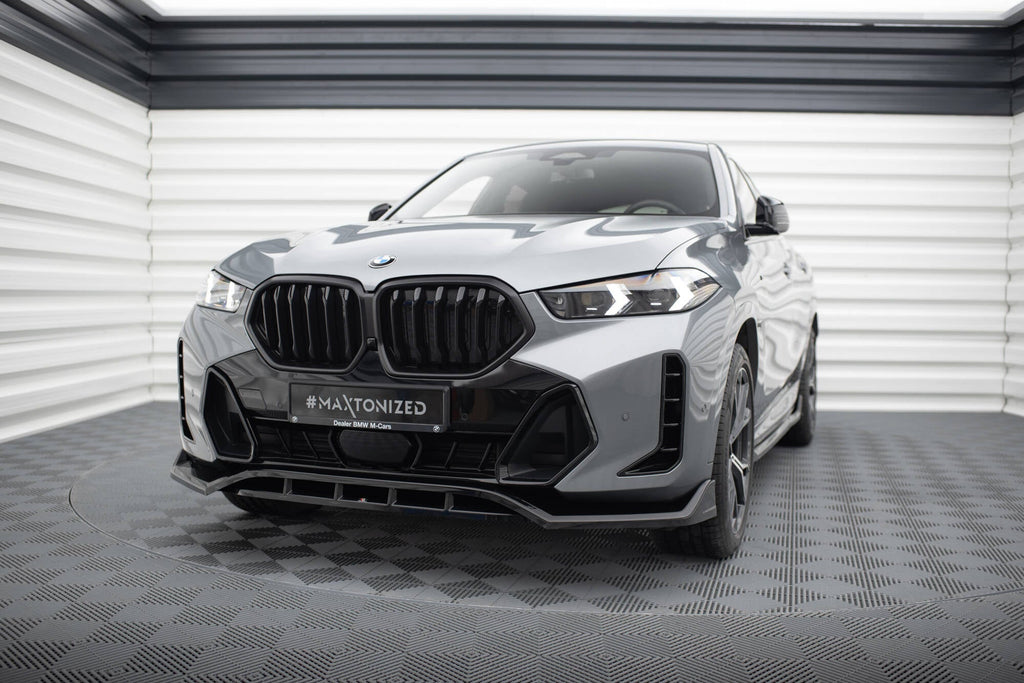 Maxton Design Splitter delantero V.2 para BMW X6 M-Pack G06 Facelift - imagen 1
