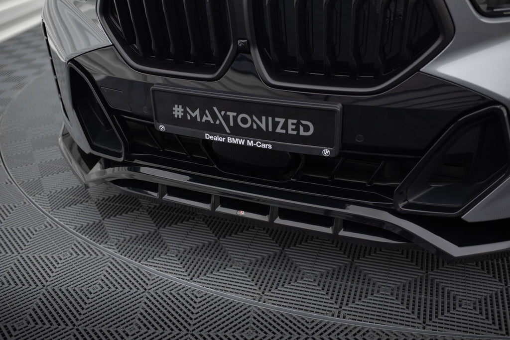 Maxton Design Splitter delantero V.2 para BMW X6 M-Pack G06 Facelift - imagen 3