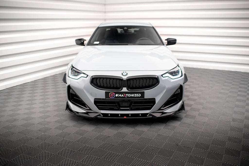 Maxton Design Splitter delantero V.2 + Flaps para BMW 2 Coupe M-Pack / M240i G42 - imagen 2
