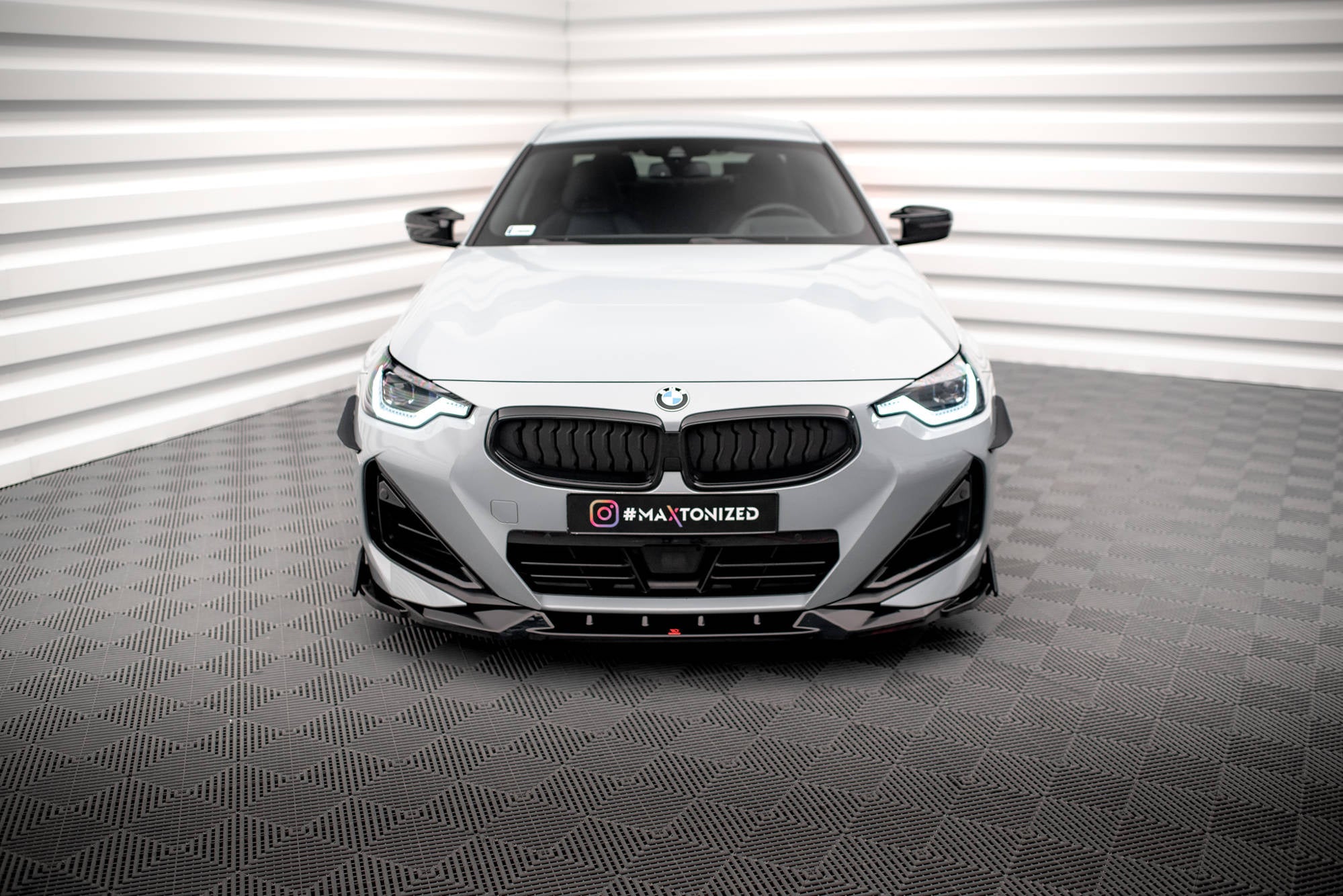 Maxton Design Splitter delantero V.2 + Flaps para BMW 2 Coupe M-Pack / M240i G42 - imagen 2