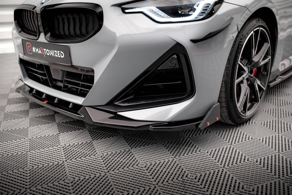 Maxton Design Splitter delantero V.2 + Flaps para BMW 2 Coupe M-Pack / M240i G42 - imagen 3