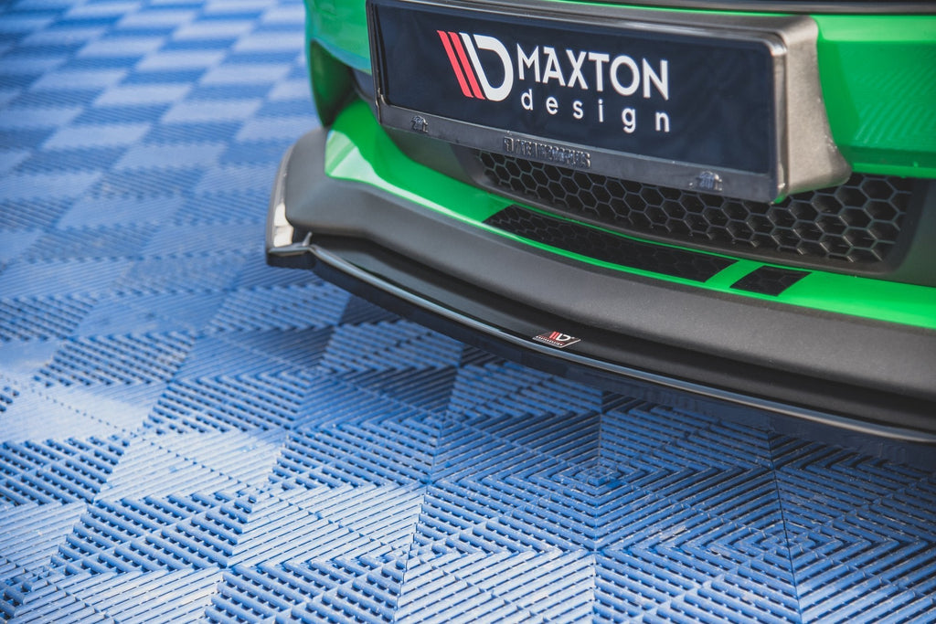 Maxton Design Splitter delantero V.2 + Flaps para Ford Mustang GT Mk6 Facelift - imagen 2
