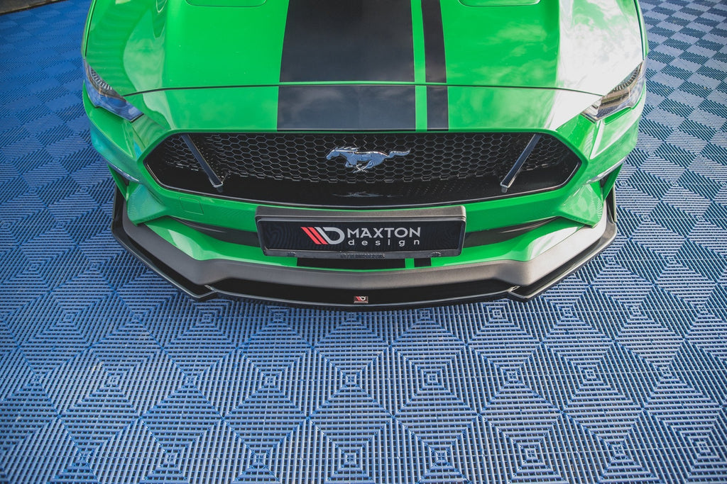 Maxton Design Splitter delantero V.2 + Flaps para Ford Mustang GT Mk6 Facelift - imagen 3