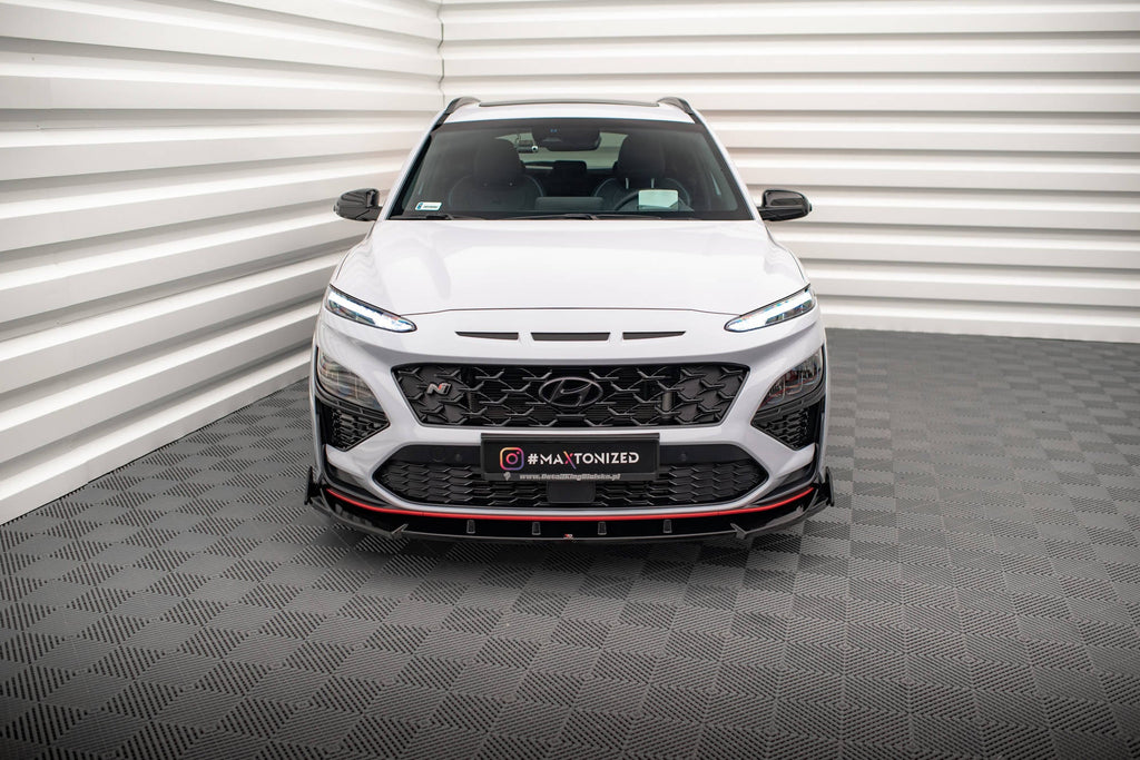 Maxton Design Splitter delantero V.2 + Flaps para Hyundai Kona N Mk1 - imagen 2