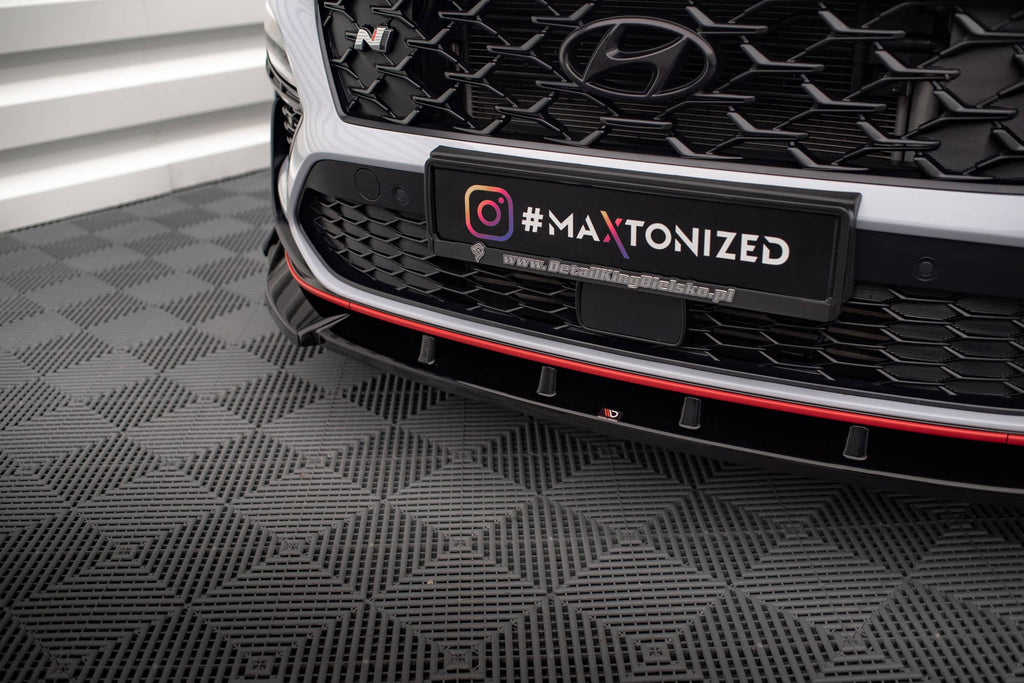 Maxton Design Splitter delantero V.2 + Flaps para Hyundai Kona N Mk1 - imagen 3
