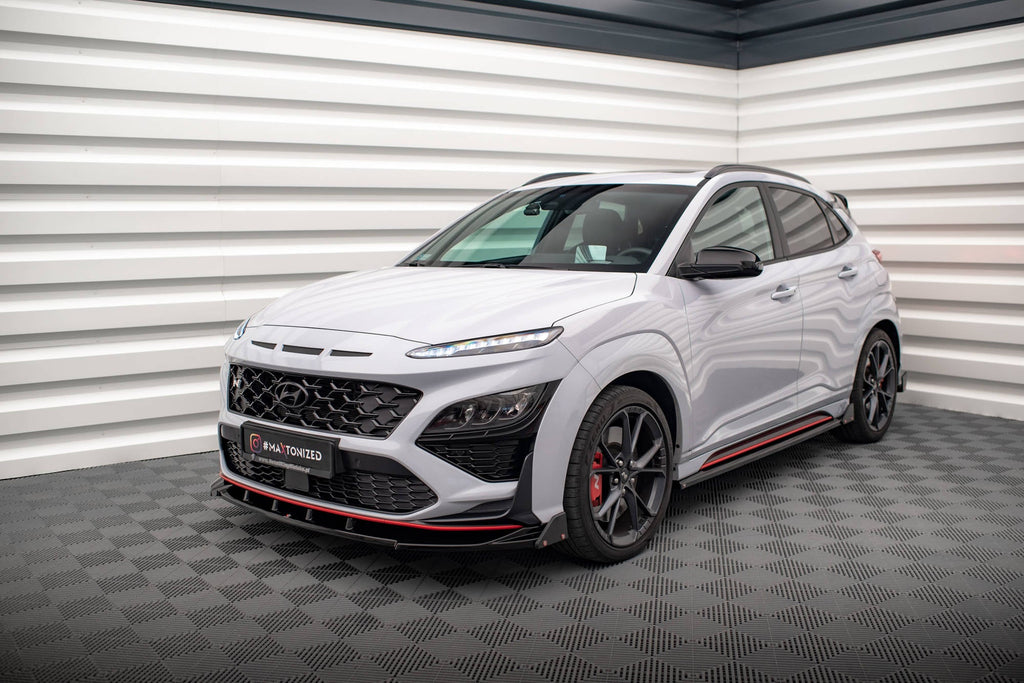 Maxton Design Splitter delantero V.2 + Flaps para Hyundai Kona N Mk1 - imagen 1