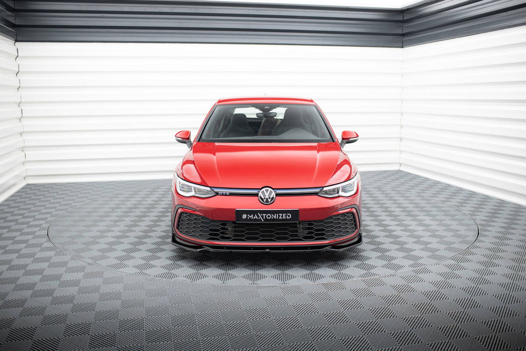 Maxton Design Splitter delantero V.2 + Flaps para Volkswagen Golf GTI / GTE / GTD / R-Line Mk8 - imagen 2