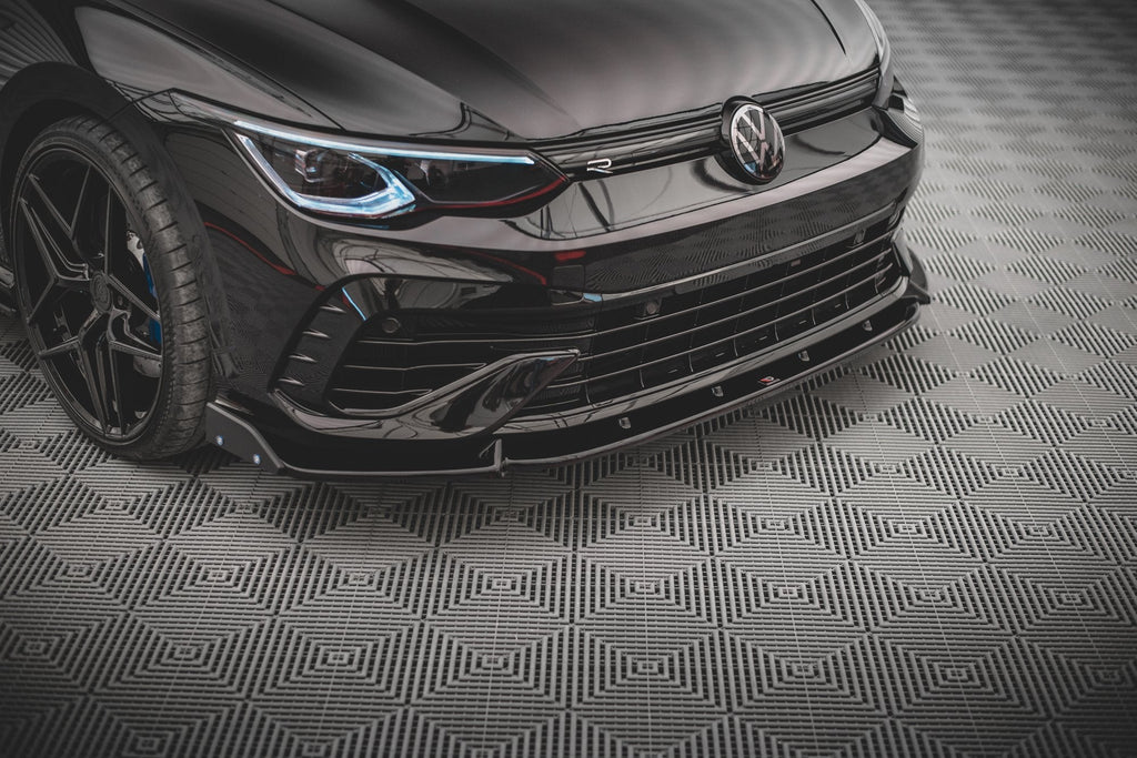 Maxton Design Splitter delantero V.2 + Flaps para Volkswagen Golf R Hatchback / Variant Mk8 - imagen 1