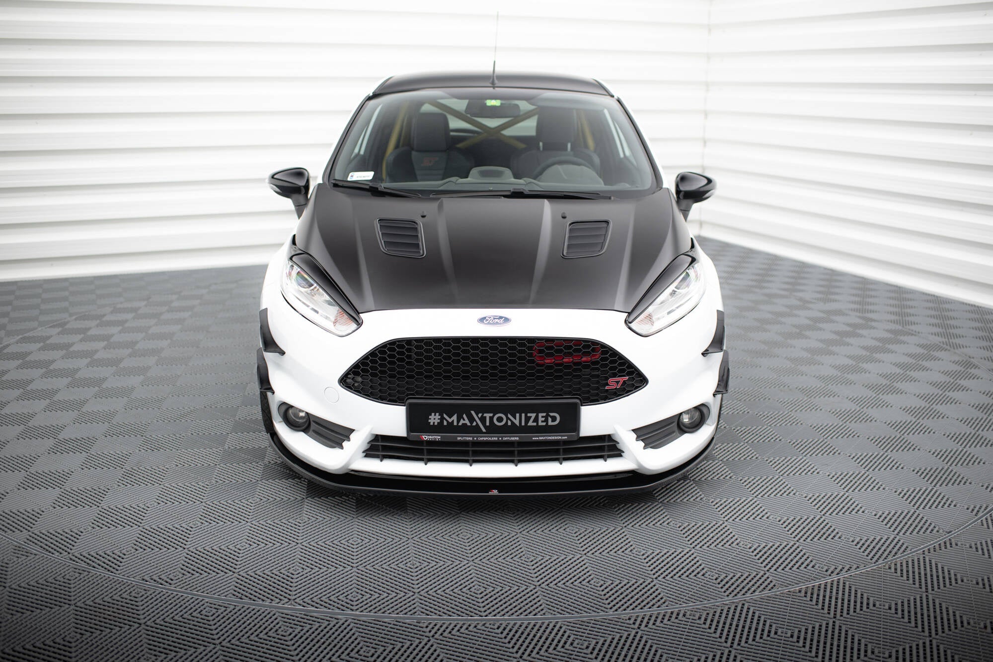 Maxton Design Splitter delantero V.2 para Ford Fiesta ST Mk7 Facelift - imagen 2