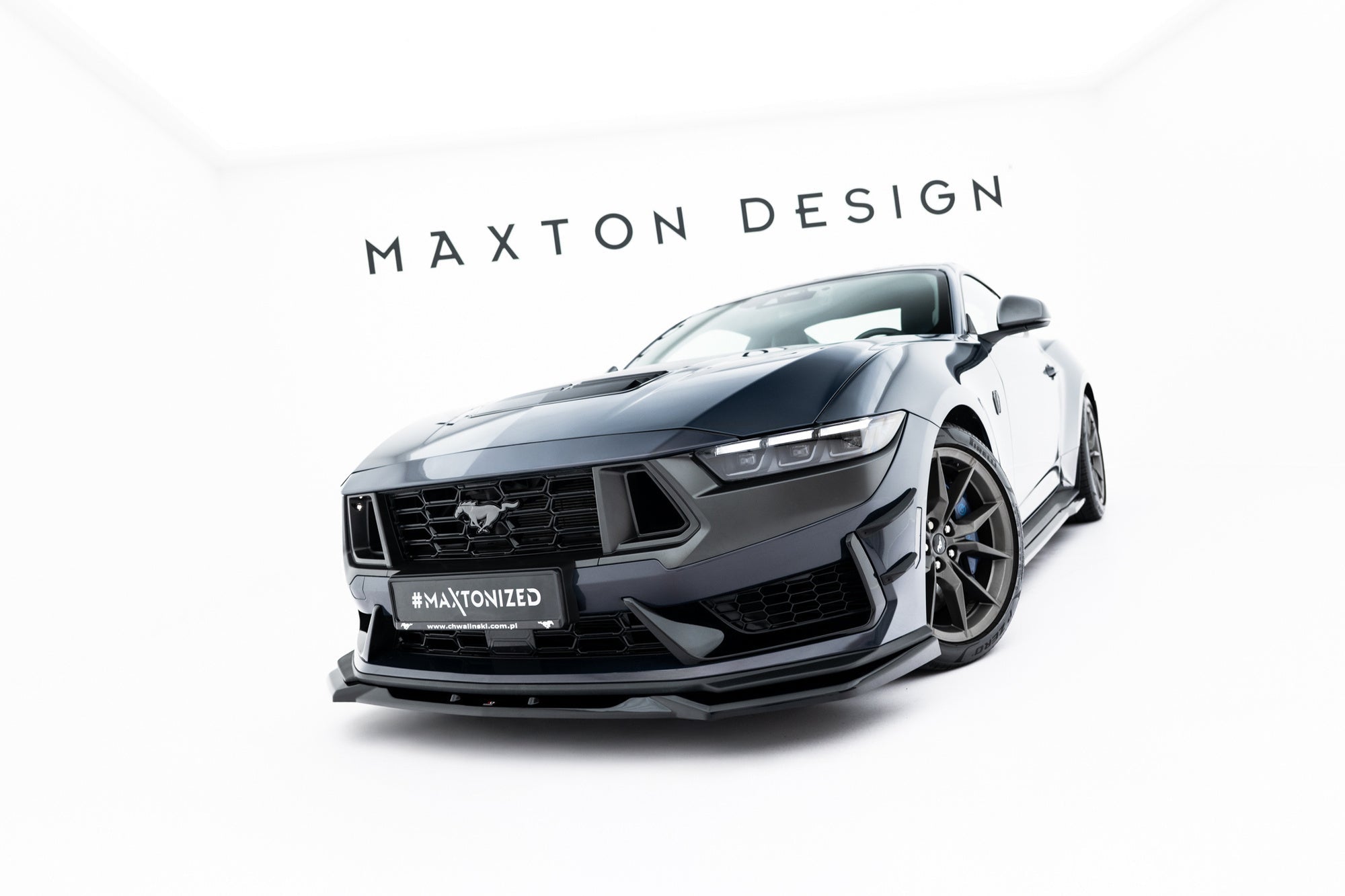 Maxton Design Splitter delantero V.2 para Ford Mustang Dark Horse Mk7 - imagen 4