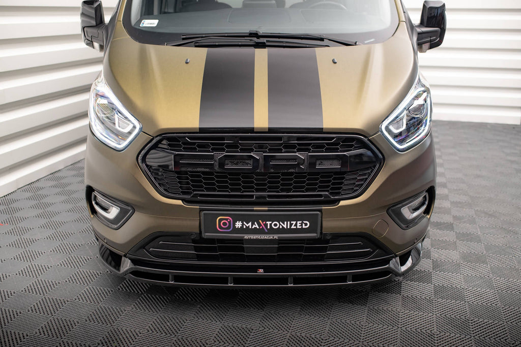 Maxton Design Splitter delantero V.2 para Ford Transit Custom Mk1 Facelift / Tourneo Custom Mk1 Facelift - imagen 2