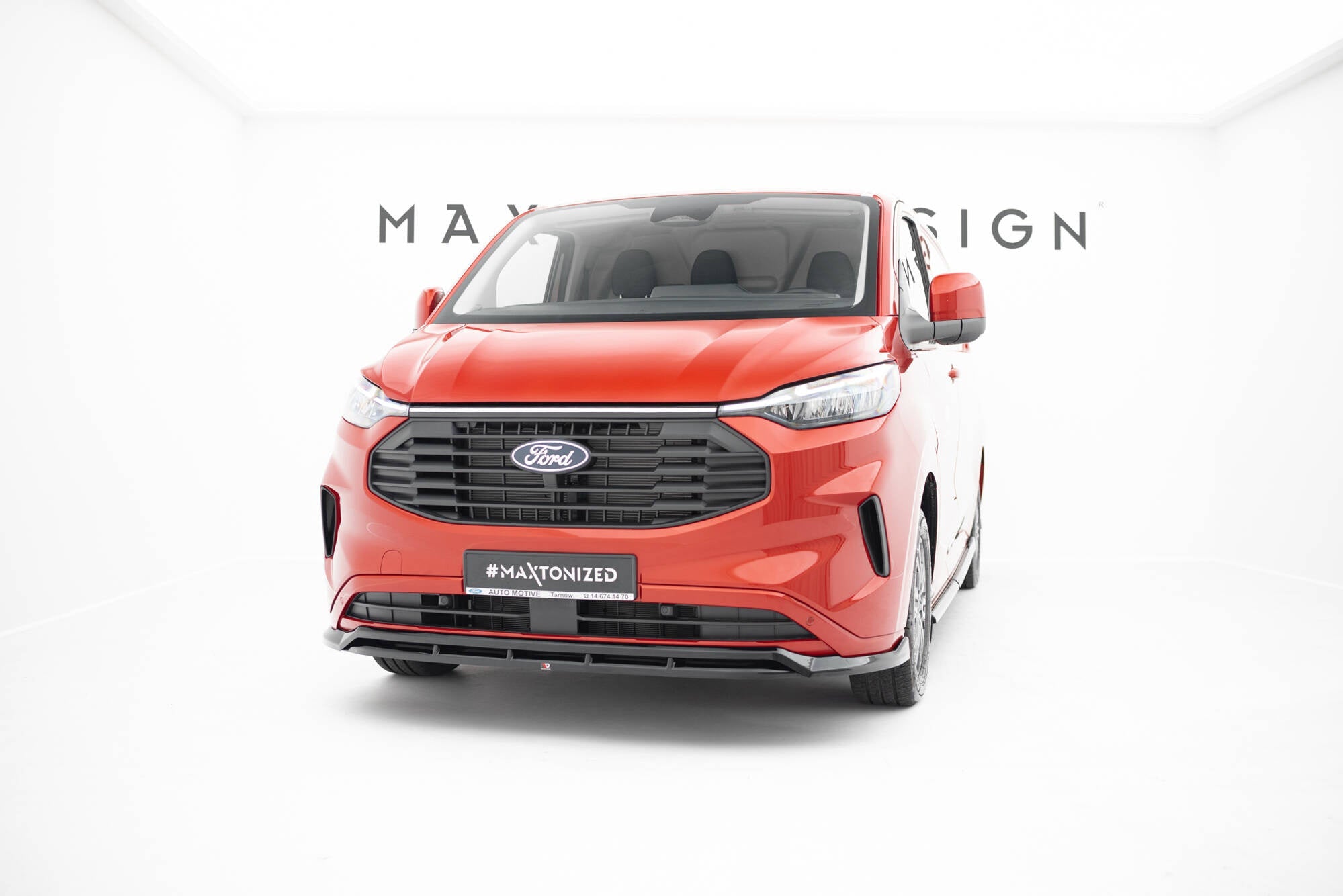 Maxton Design Splitter delantero V.2 para Ford Transit Custom / Tourneo Custom Mk2 - imagen 1