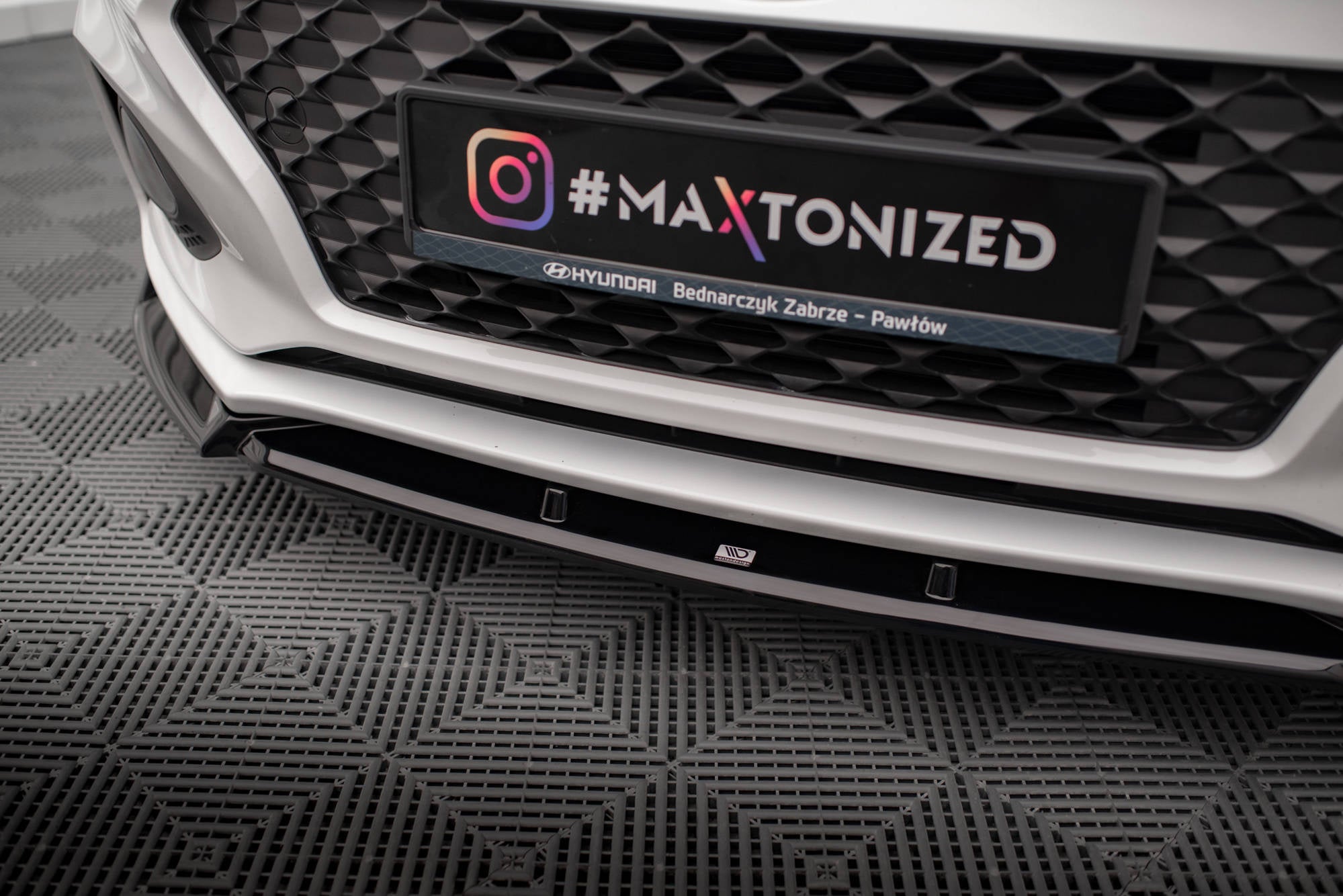 Maxton Design Splitter delantero V.2 para Hyundai I20 Mk2 Facelift - imagen 3