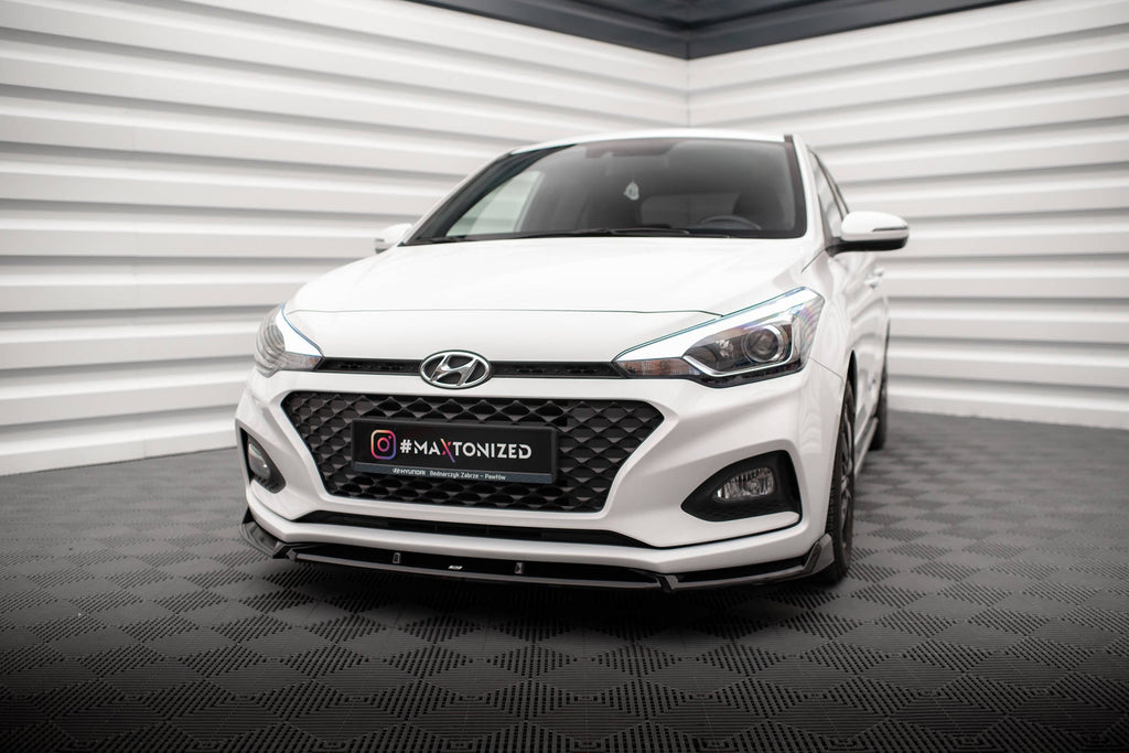 Maxton Design Splitter delantero V.2 para Hyundai I20 Mk2 Facelift - imagen 1