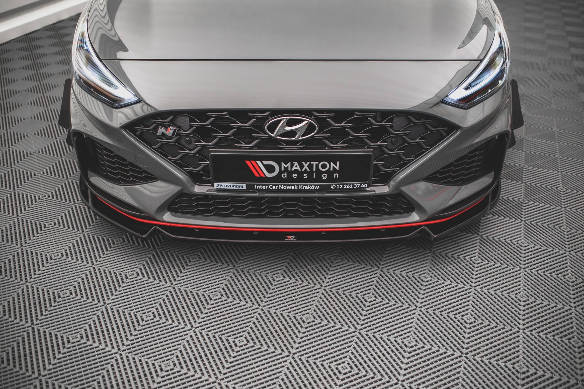 Maxton Design Splitter delantero V.2 para Hyundai I30 N / I30 N-Line Hatchback/Fastback Mk3 Facelift - imagen 2