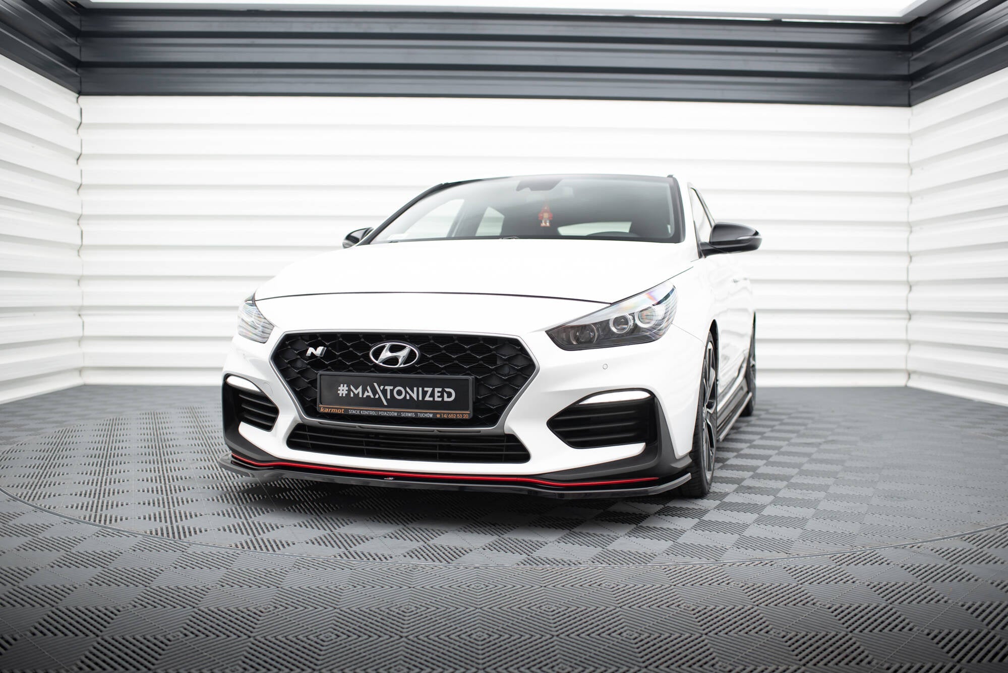 Maxton Design Splitter delantero V.2 para Hyundai I30 N Mk3 Hatchback / Fastback - imagen 1