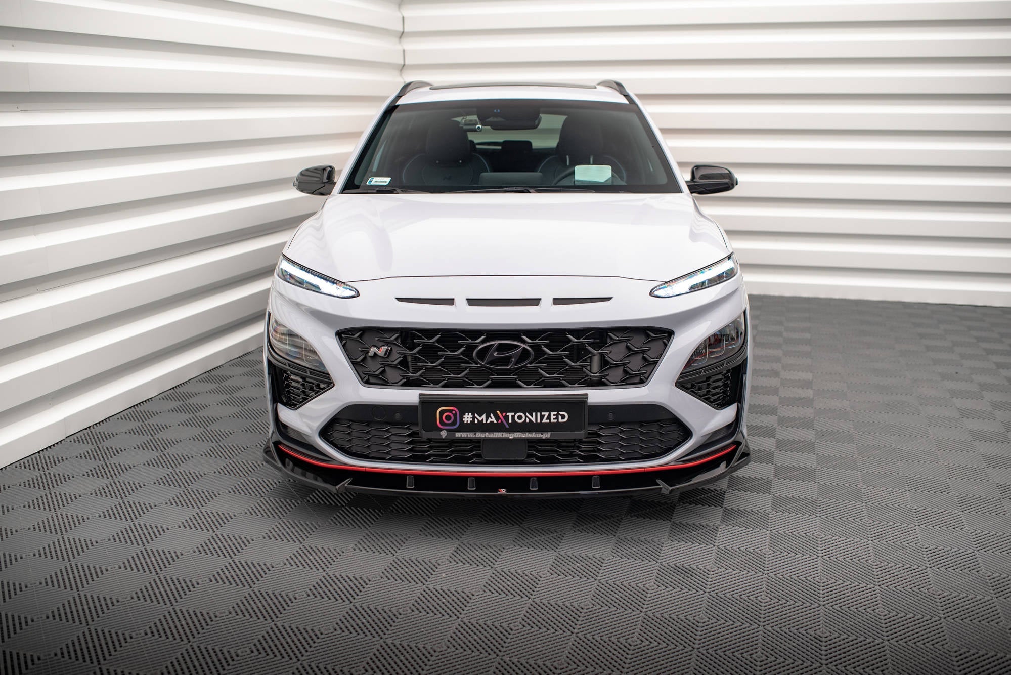 Maxton Design Splitter delantero V.2 para Hyundai Kona N Mk1 - imagen 2