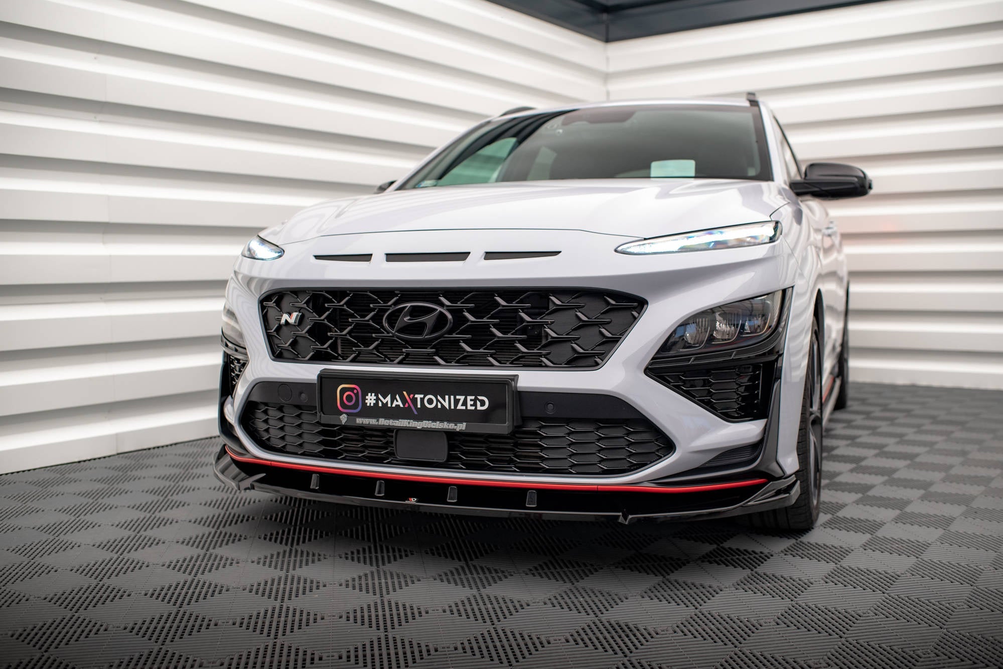 Maxton Design Splitter delantero V.2 para Hyundai Kona N Mk1 - imagen 1