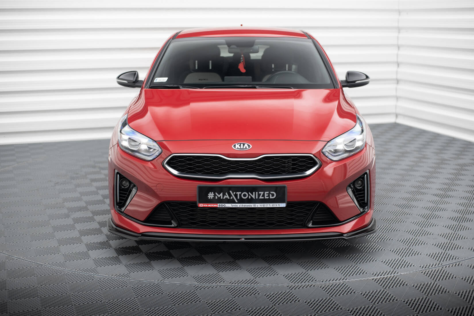 Maxton Design Splitter delantero V.2 para Kia Ceed GT / GT-Line Mk3 / Proceed Mk1 - imagen 3