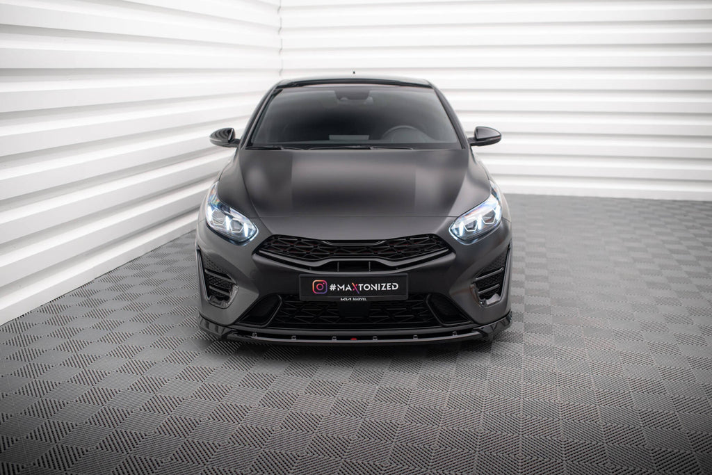 Maxton Design Splitter delantero V.2 para Kia Proceed GT Mk3 Facelift / Ceed GT / GT - Line Mk1 Facelift - imagen 2