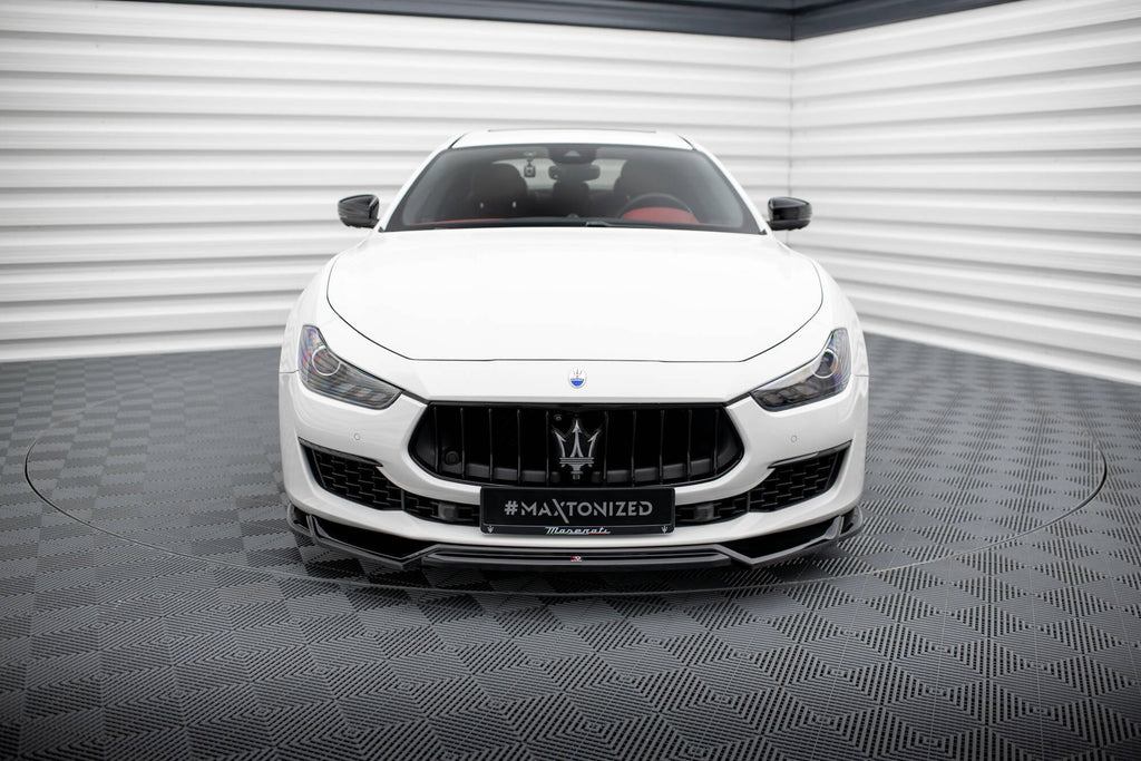 Maxton Design Splitter delantero V.2 para Maserati Ghibli Mk3 Facelift - imagen 2