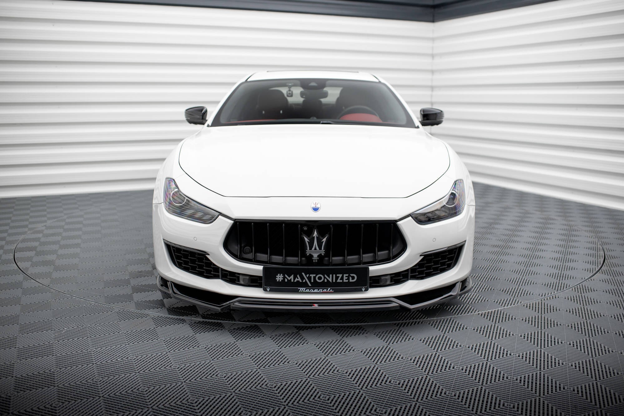 Maxton Design Splitter delantero V.2 para Maserati Ghibli Mk3 Facelift - imagen 2